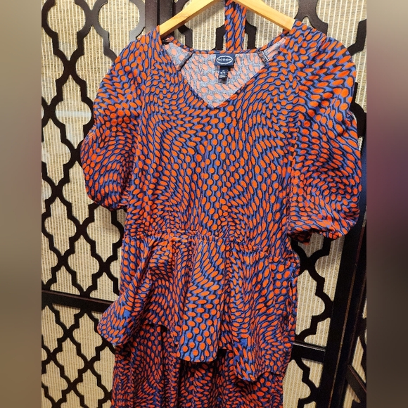 👗 Scoop Women's Midi Dress with Ruched Sleeves - Size 16-18 👗 - Picture 10 of 11